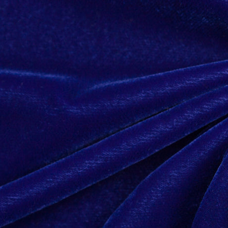 Polyester Micro Velvet - Primary Blue