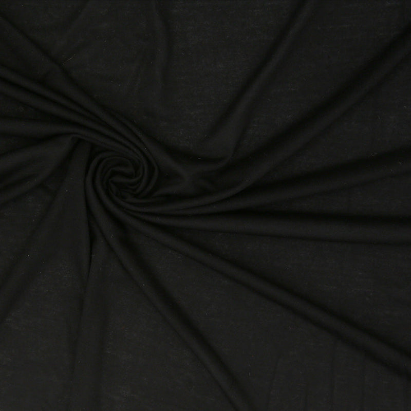 Black Micro Modal Jersey