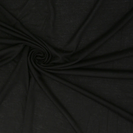 Black Micro Modal Jersey