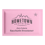 Hometown Provisions Pink Saccharin Sugar Substitute Packet 1 Gram - 2,000/Case
