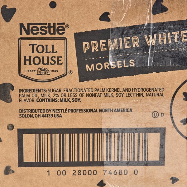 Nestle Toll House Premier White 1M Morsels 25 lb.