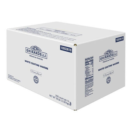Ghirardelli White Coating Wafers 35 lb.