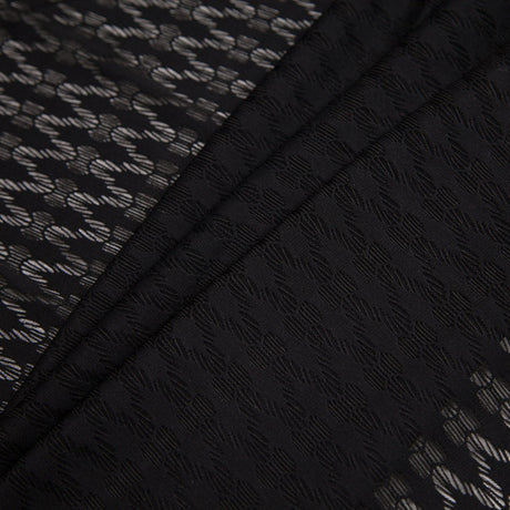 Rag & Bone Black Polyester Raschel Lace Knit