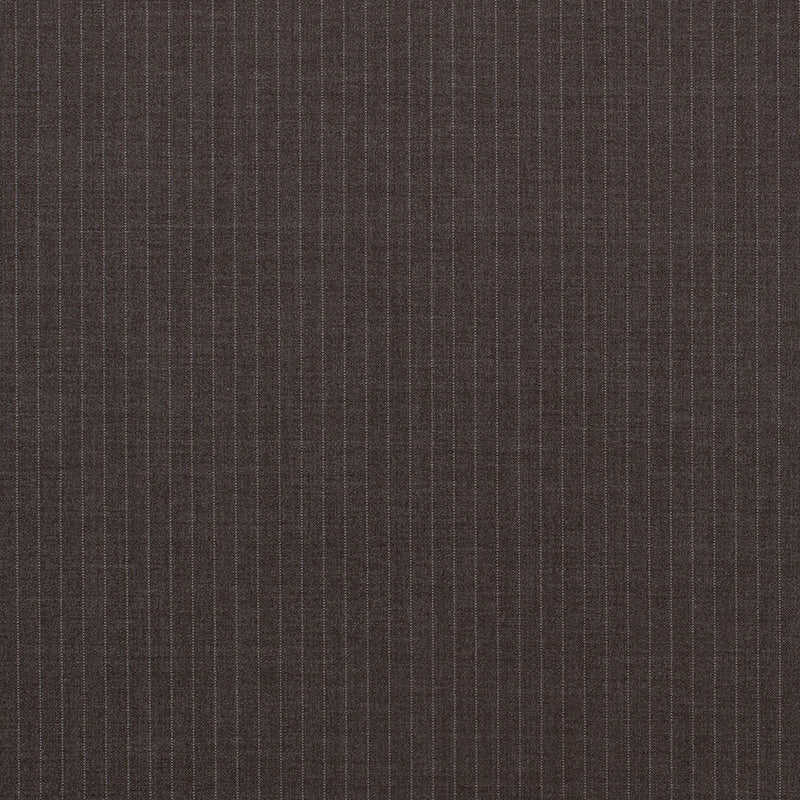 Rag & Bone Burnt Charcoal Pin Striped Stretch Wool Suiting