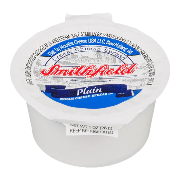 Smithfield Cream Cheese Spread Portion Cups 1 oz. - 100/Case