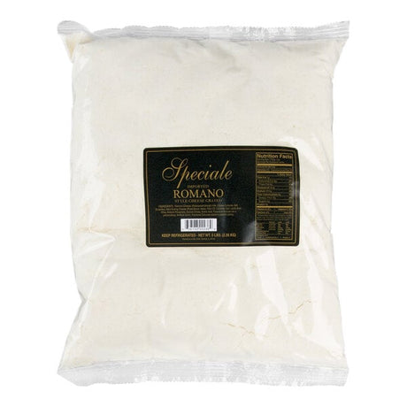 Speciale 5 lb. Bag Imported Grated Romano Cheese - 4/Case