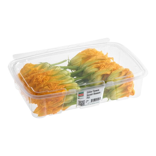 Fresh Origins Squash Blossom Edible Flowers - 25/Case