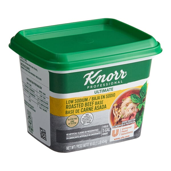 Knorr 1 lb. Ultimate Low Sodium Beef Bouillon Base
