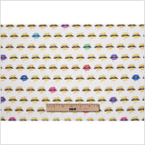 Pop Art Lips Digitally Printed Stretch Neoprene/Scuba Knit