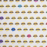 Pop Art Lips Digitally Printed Stretch Neoprene/Scuba Knit