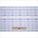 Purple/Blue Organic Stripes Digitally Printed Stretch Neoprene/Scuba Knit