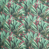 Tropical Leaves Digitally Printed Stretch Neoprene/Scuba Knit