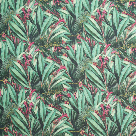 Tropical Leaves Digitally Printed Stretch Neoprene/Scuba Knit