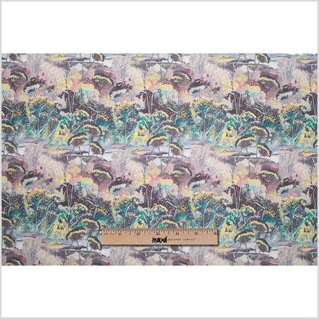 Mystic Swamp Digitally Printed Stretch Neoprene/Scuba Knit