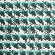 Tanya Taylor Green Abstract Floral Silk Gazar
