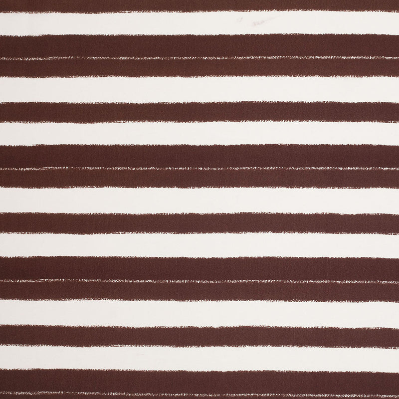 Tanya Taylor Off-White/Earth Striped SIlk Crepe de Chine