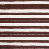 Tanya Taylor Off-White/Earth Striped SIlk Crepe de Chine