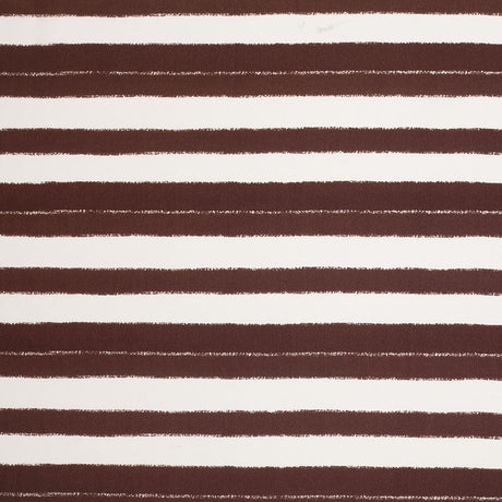 Tanya Taylor Off-White/Earth Striped SIlk Crepe de Chine