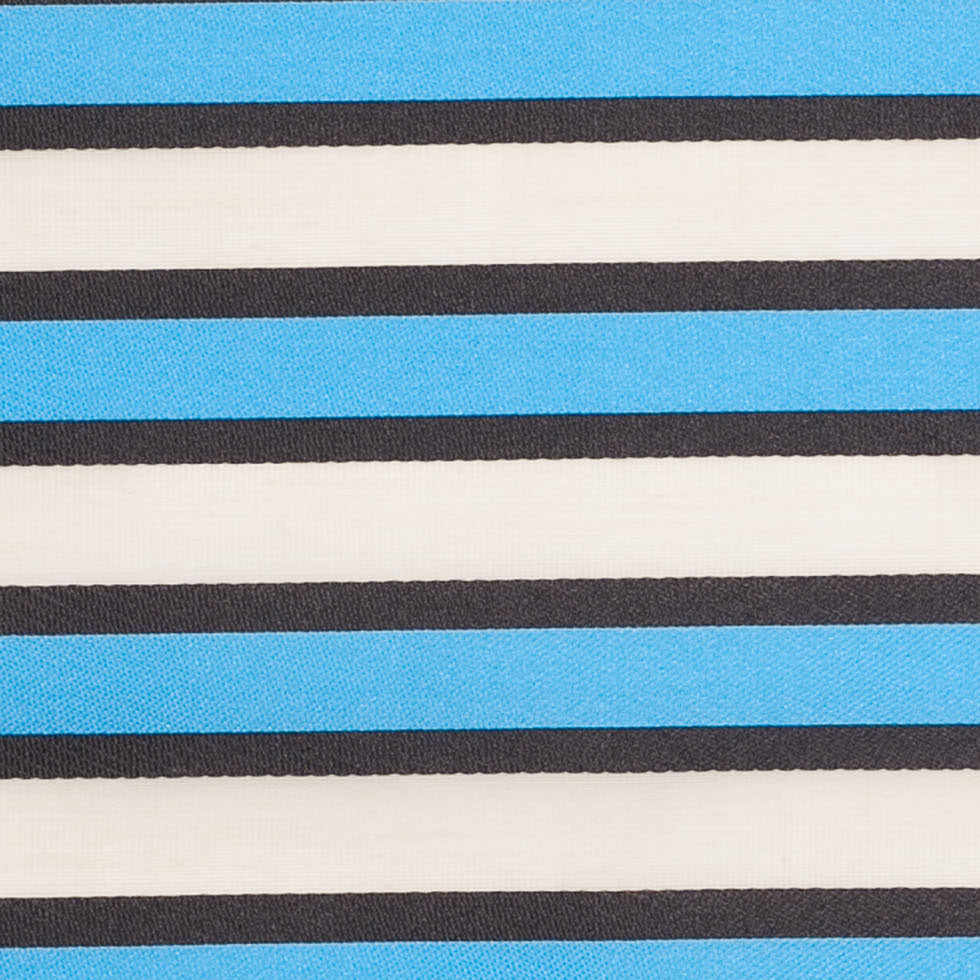 Poly-Cotton Organza/Organdy by Tanya Taylor - Blue Striped