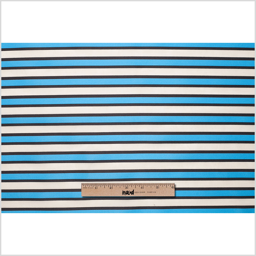 Poly-Cotton Organza/Organdy by Tanya Taylor - Blue Striped