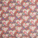 Liberty of London Amy Jane Blue/Red Silk-Cotton Voile