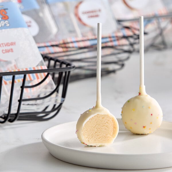 iNKLeS Individually Wrapped Birthday Cake Pop 1.34 oz. - 20/Case