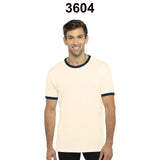 Next Level® Cotton Ringer Crewneck Short Sleeve T-Shirt