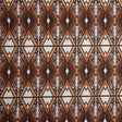 Brown/Beige Geometric Cotton Twill