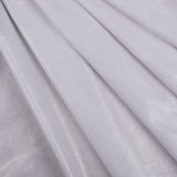 Metallic Silver and White Medium-Weight Linen Woven