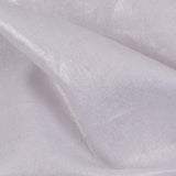 Metallic Silver and White Medium-Weight Linen Woven