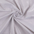Metallic Silver and White Medium-Weight Linen Woven