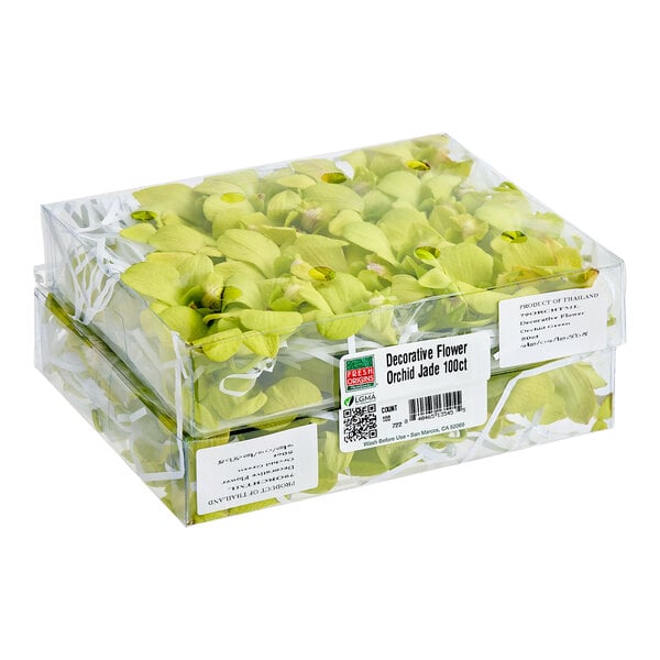 Fresh Origins Jade Decorative Edible Orchids - 100/Case