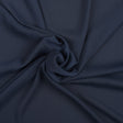 Perfect Navy Stretch Crinkled Polyester Chiffon