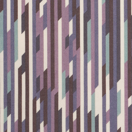 Liberty Of London Mike Purple/Blue Stretch Cotton Poplin