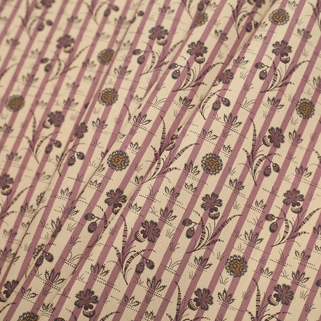 Liberty of London Hulme Purple/Gold Cotton Poplin