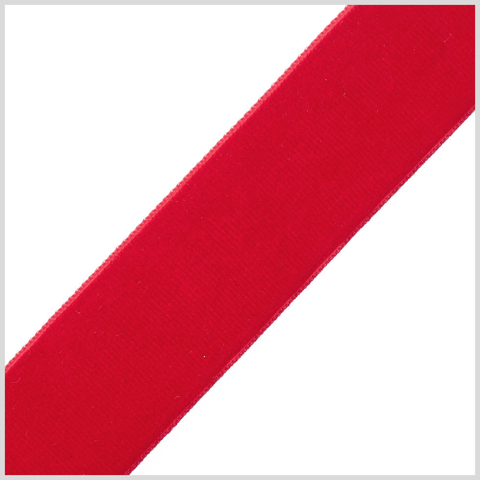 1.375" Merlot Nylon Velvet Ribbon