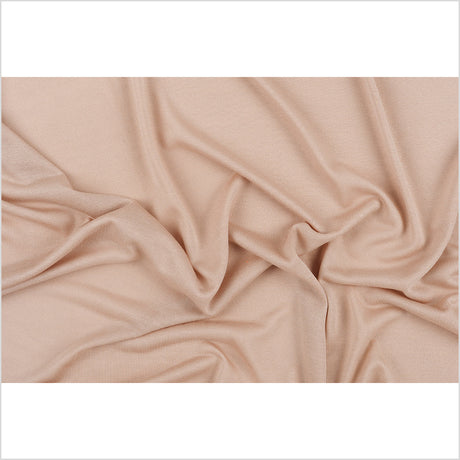 Bisque Solid Viscose Jersey
