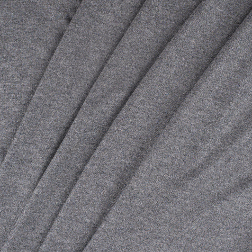 Heathered Gray Viscose Jersey