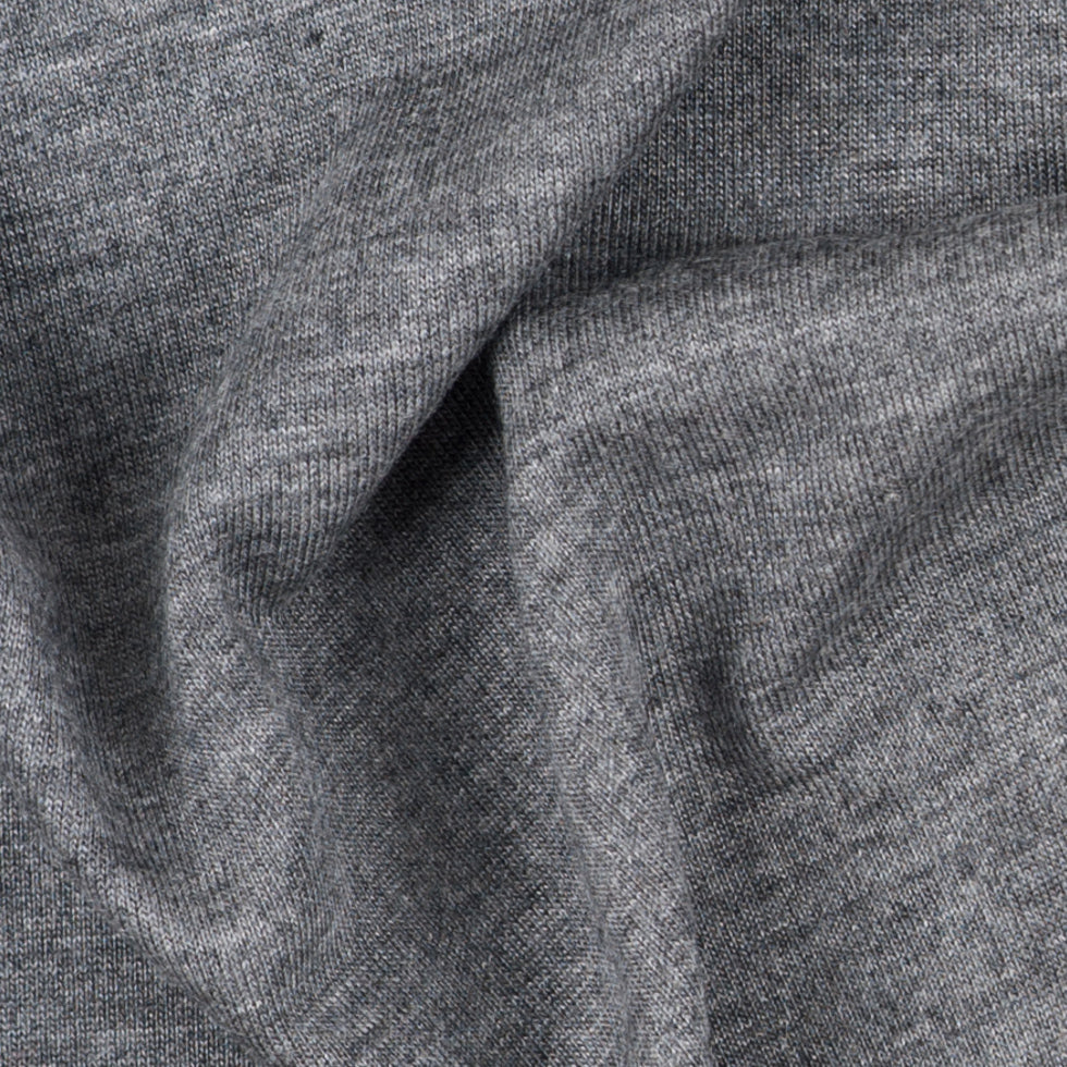 Heathered Gray Viscose Jersey