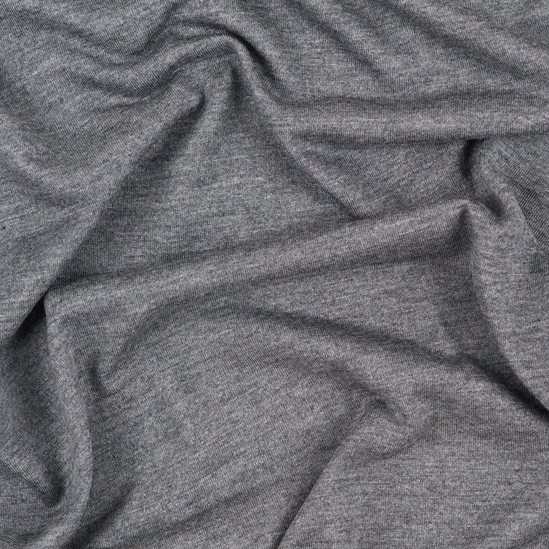 Heathered Gray Viscose Jersey