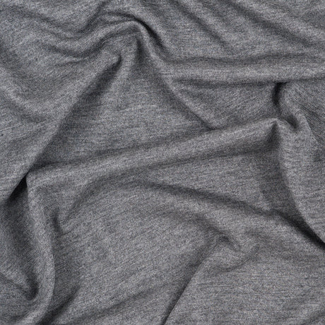 Heathered Gray Viscose Jersey
