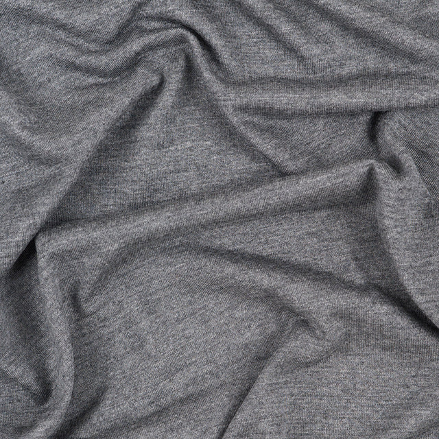 Heathered Gray Viscose Jersey