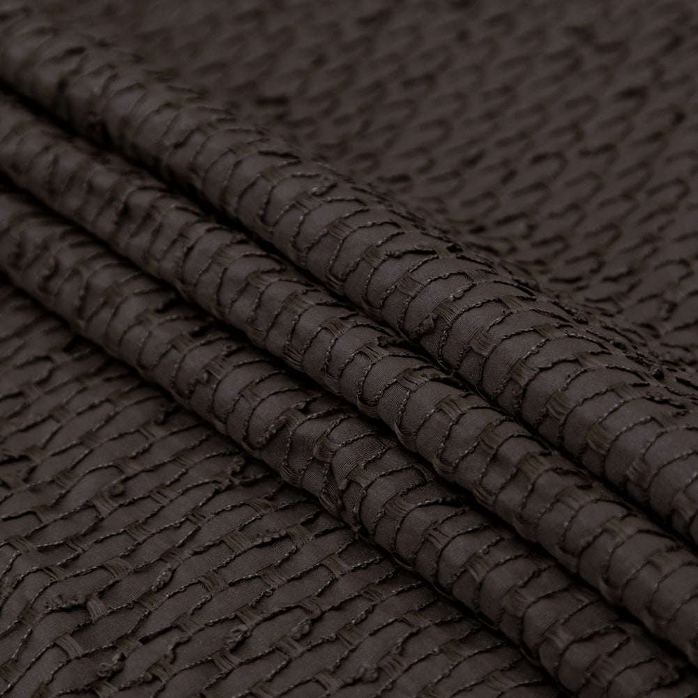 Putty Surface Embroidered Diamond Novelty Woven