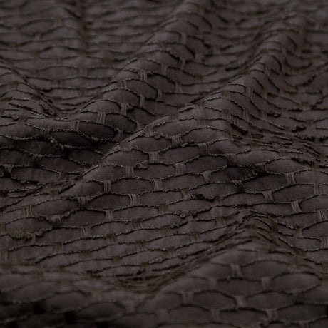 Putty Surface Embroidered Diamond Novelty Woven