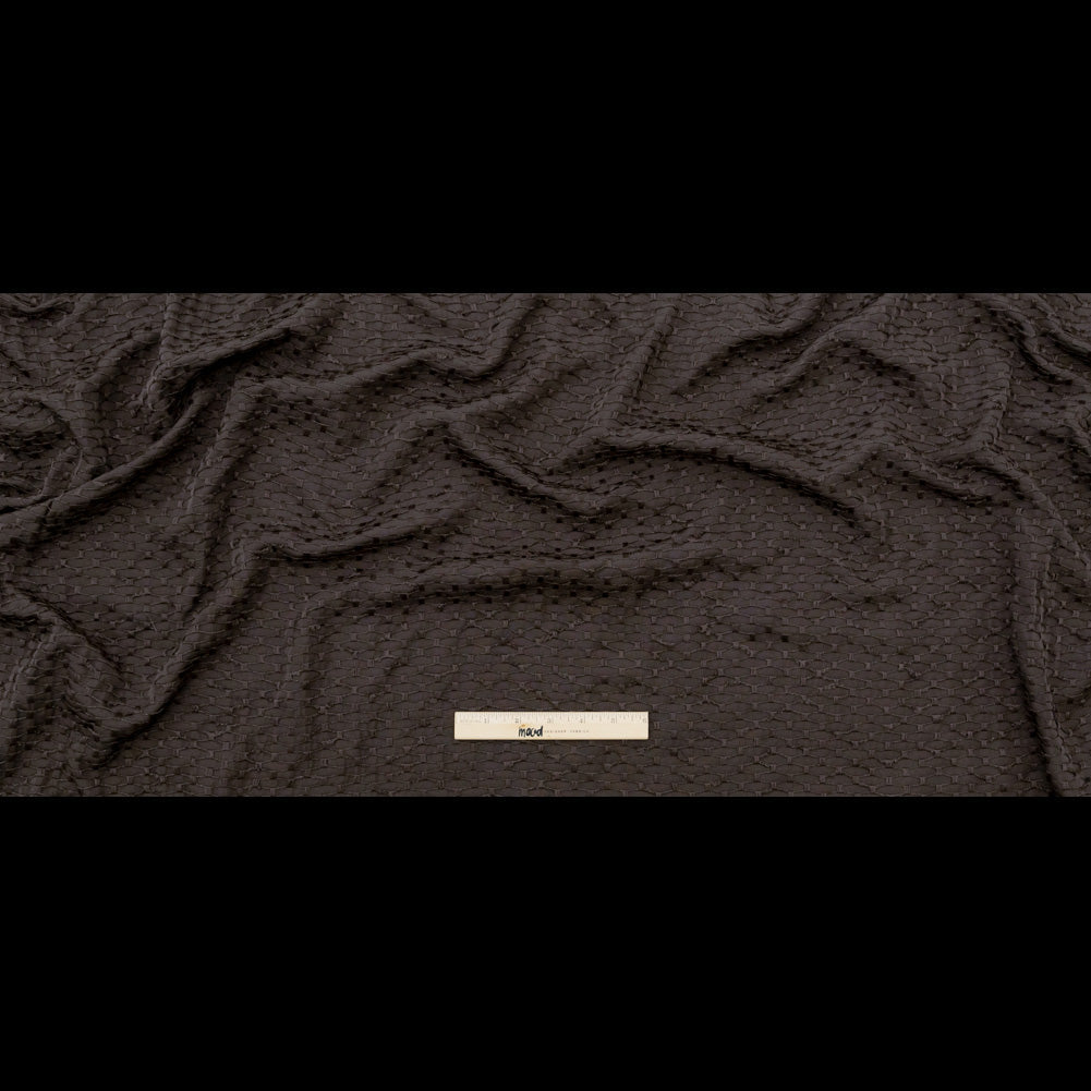Putty Surface Embroidered Diamond Novelty Woven