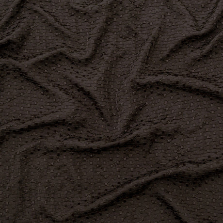 Putty Surface Embroidered Diamond Novelty Woven