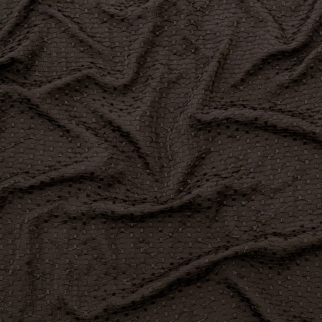 Putty Surface Embroidered Diamond Novelty Woven