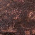 Brown Knitted Faux Fur with Reptillain Laminate