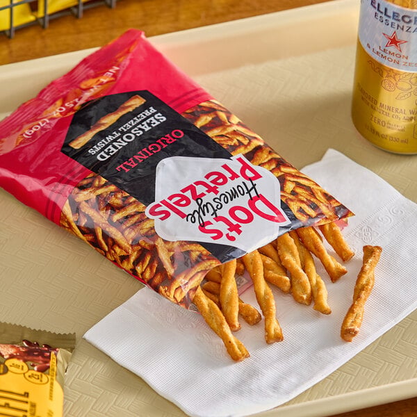 DOT'S HOMESTYLE PRETZELS Original Seasoned Pretzel Twists 2.5 oz. - 12/Case