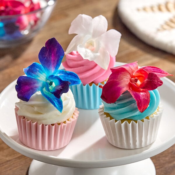 Fresh Origins Patriotic Mix Decorative Edible Orchids - 100/Case